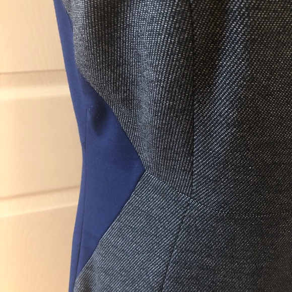TAHARI color block navy black dress NWOT - Picture 9 of 11